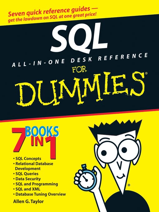 Title details for SQL All-in-One Desk Reference For Dummies by Allen G. Taylor - Wait list